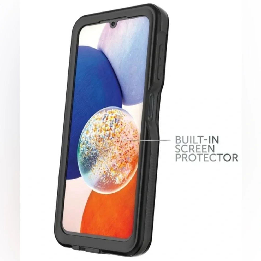 Samsung Galaxy A14 5G Tidal Waterproof Case - Dark Gray/Black New
